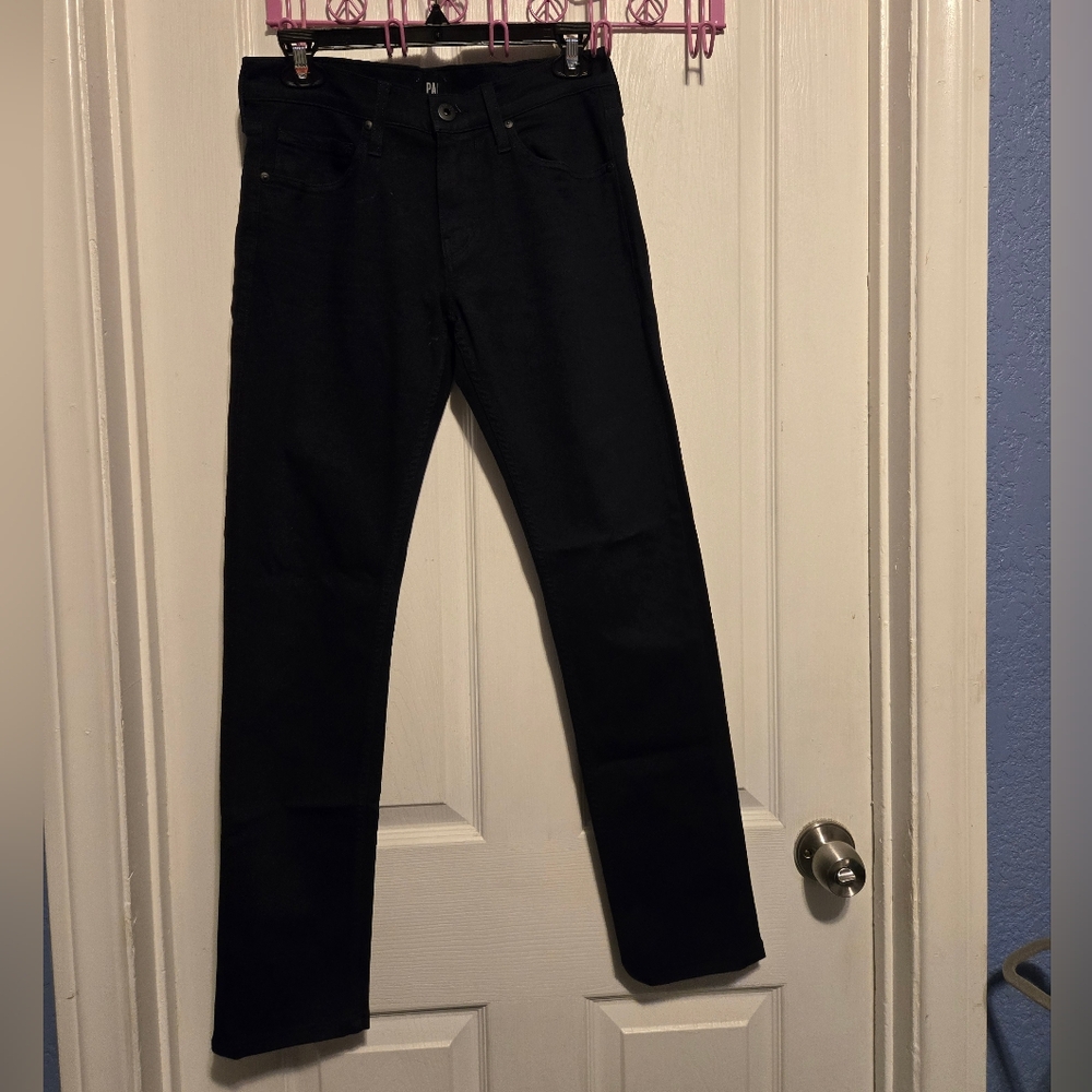 Paige Croft Skinny Fit Jeans in inkwell Size 29 Color Black - Picture 2 of 14